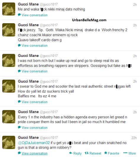 gucci twitter rants|A Timeline Of Gucci Mane’s Twitter Rant .